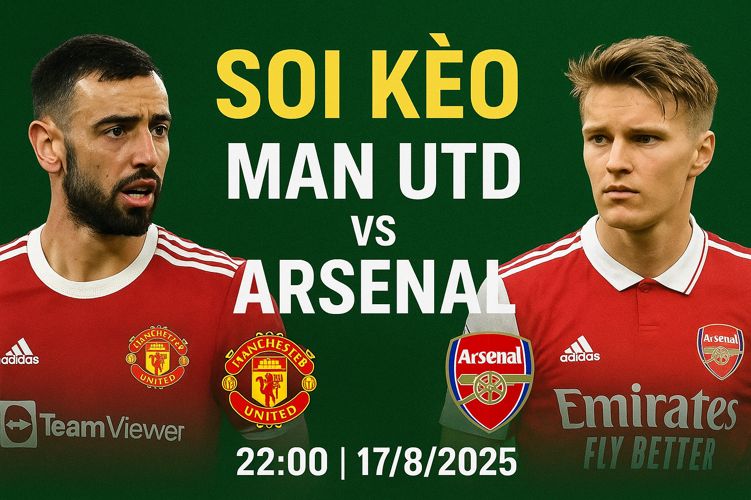 soi kèo Man Utd vs Arsenal
