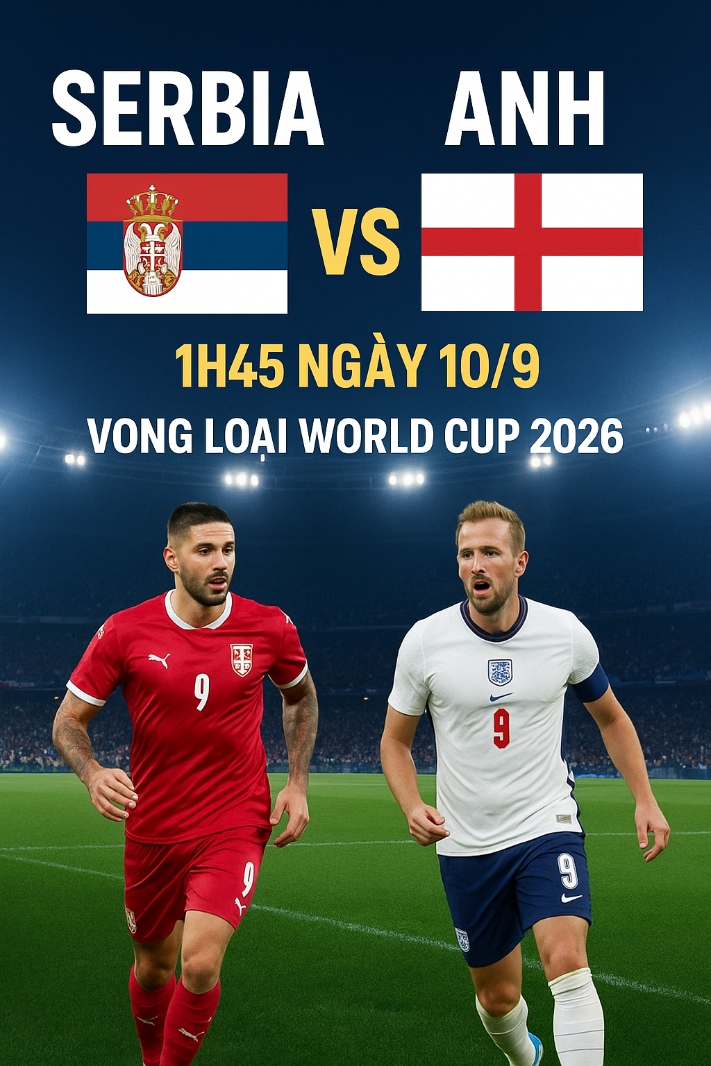 Serbia vs Anh