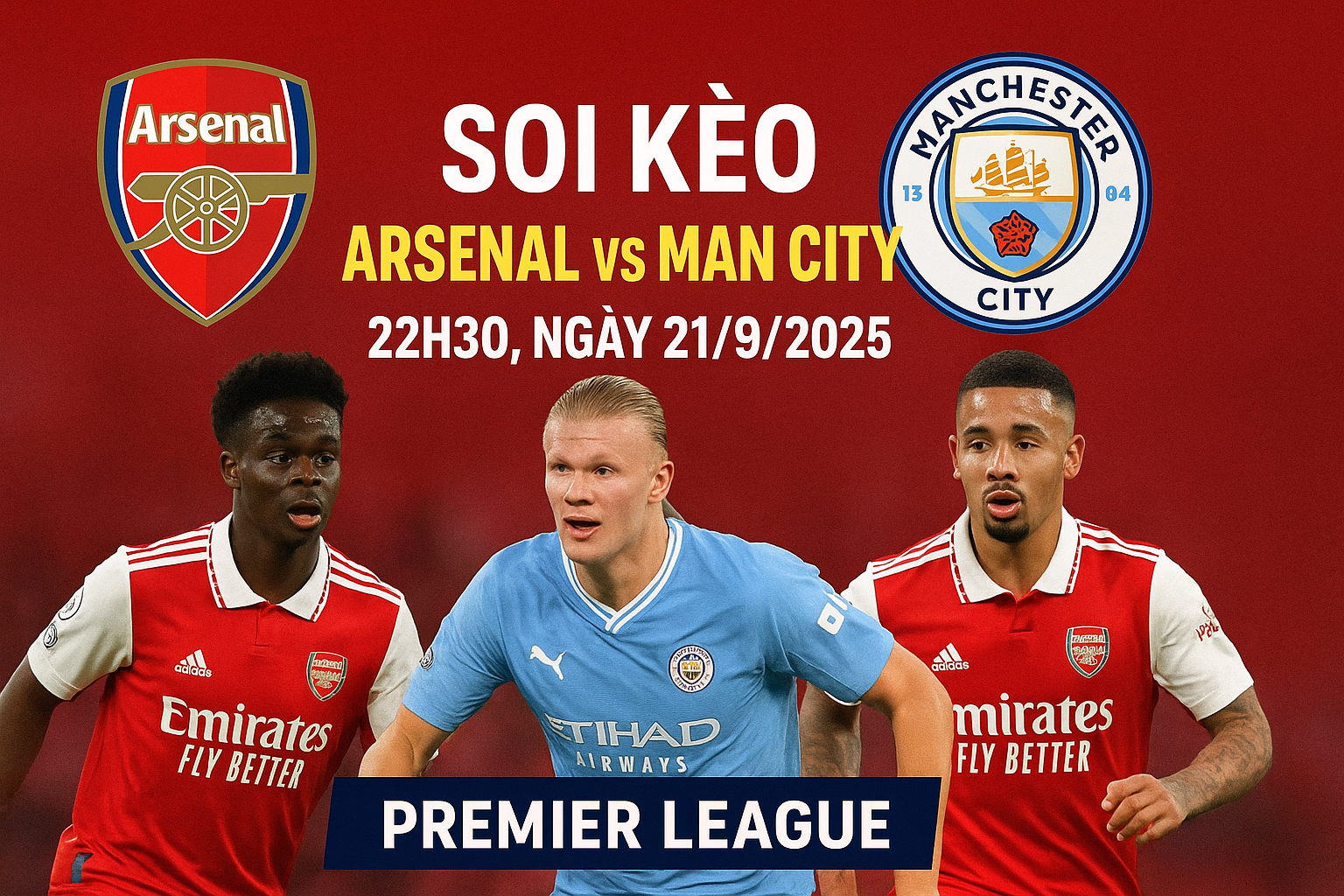 soi kèo Arsenal vs Man City