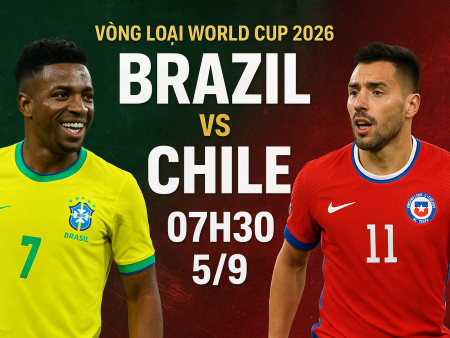 Soi kèo Brazil vs Chile, 7h30 ngày 5/9 – Vòng loại World Cup 2026