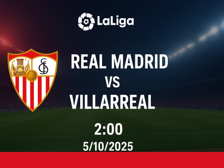 Soi kèo Real Madrid vs Villarreal, 2h ngày 5/10/2025 – Vòng 9 La Liga
