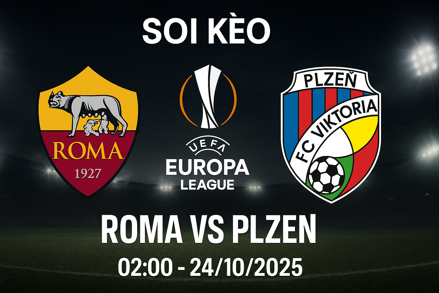Roma vs Plzen