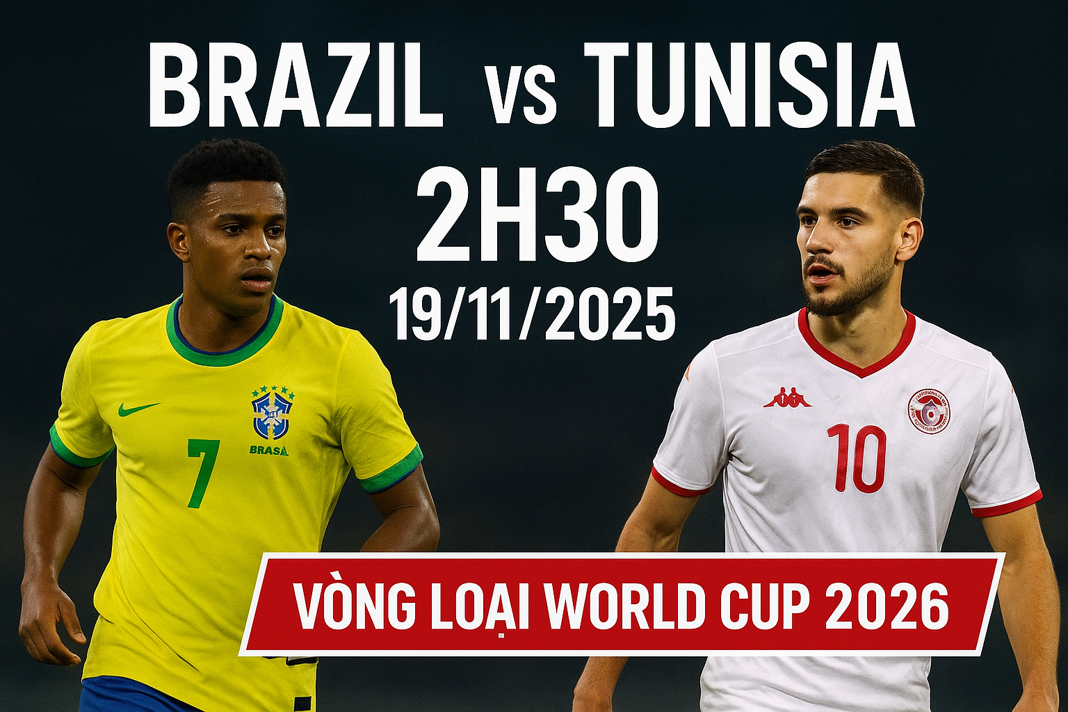 Brazil vs Tunisia