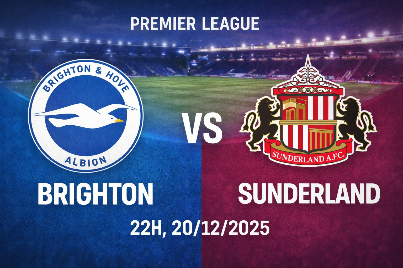Brighton vs Sunderland