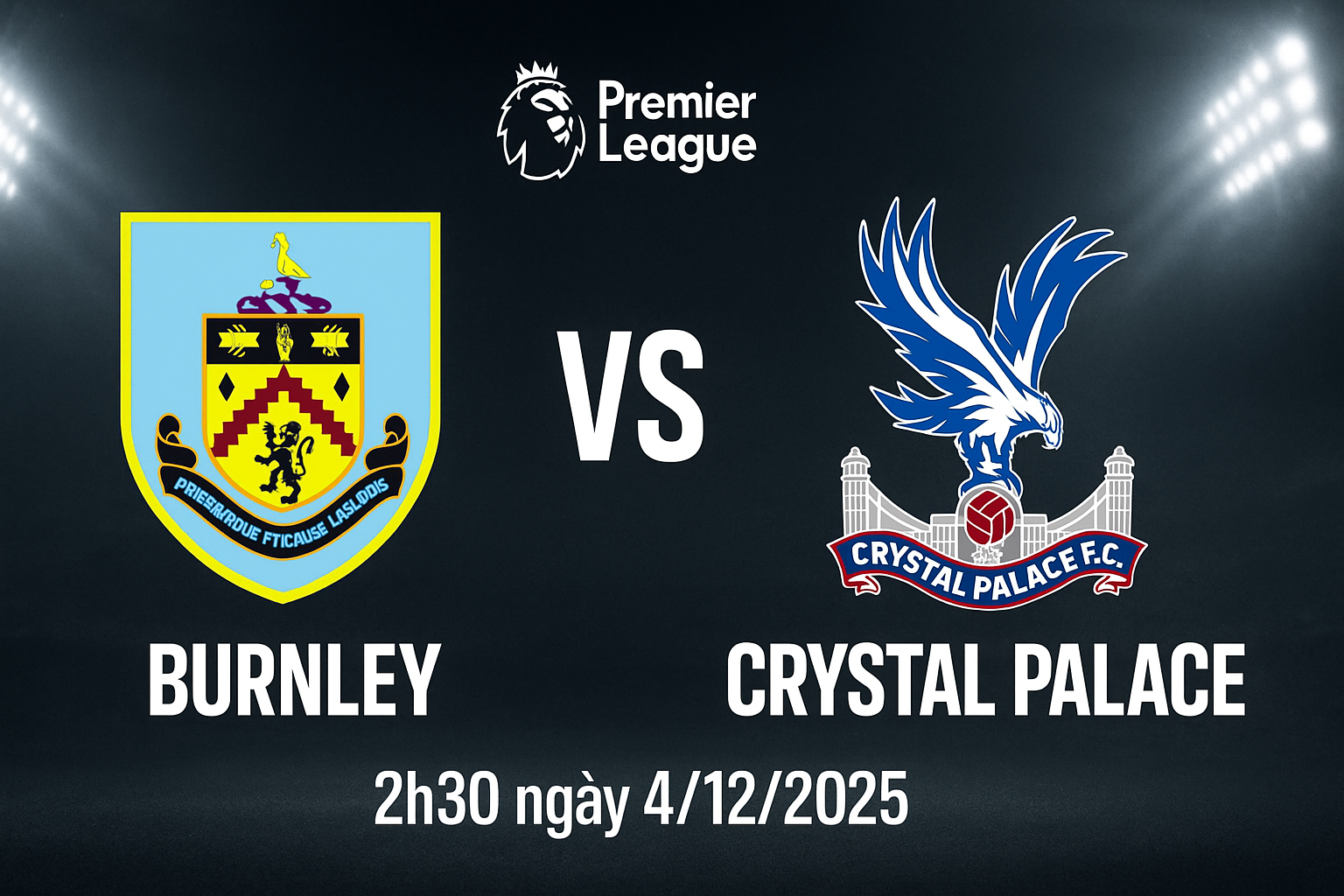 Burnley vs Crystal Palace