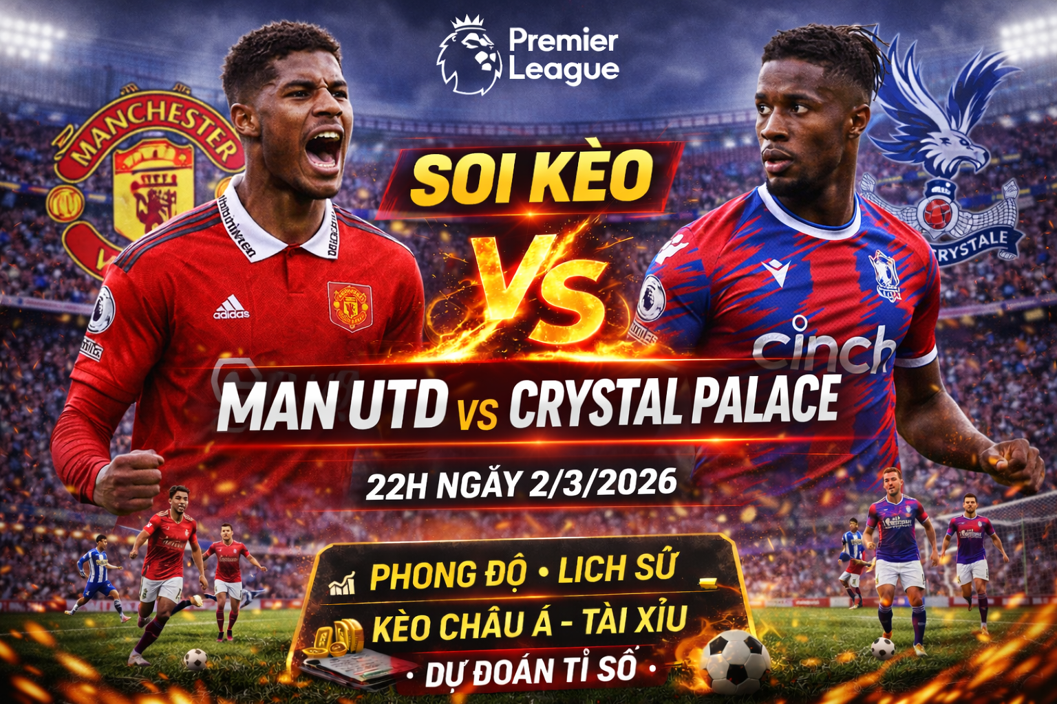 Man Utd vs Crystal Palace