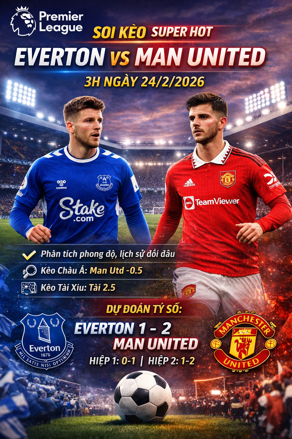 Everton vs Man Utd