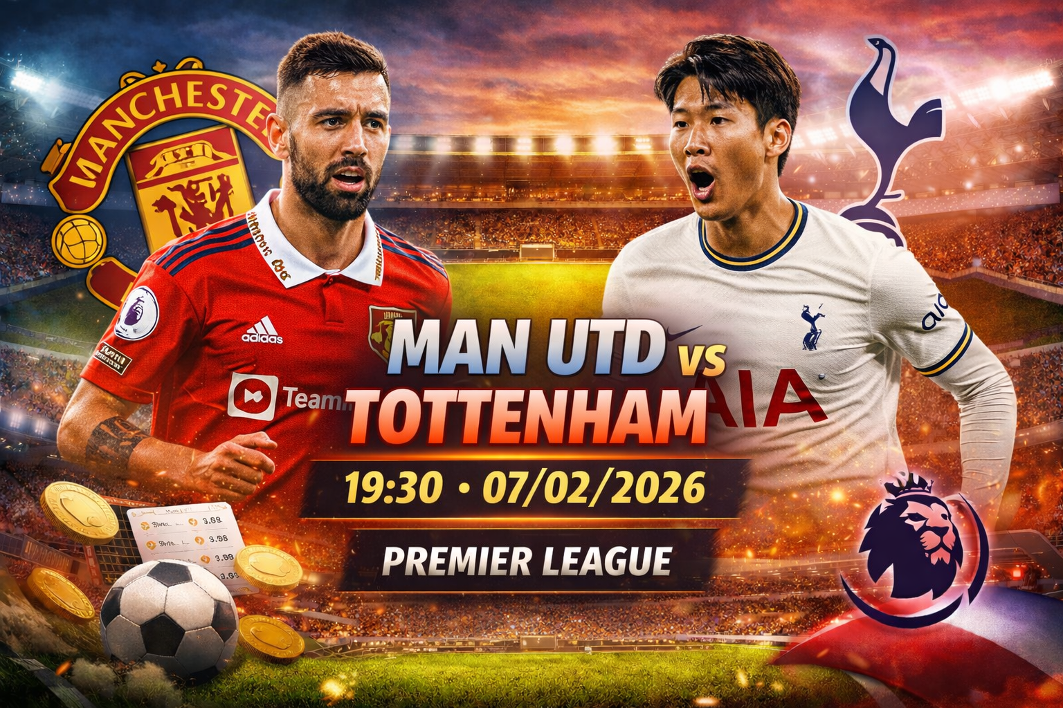 Man Utd vs Tottenham