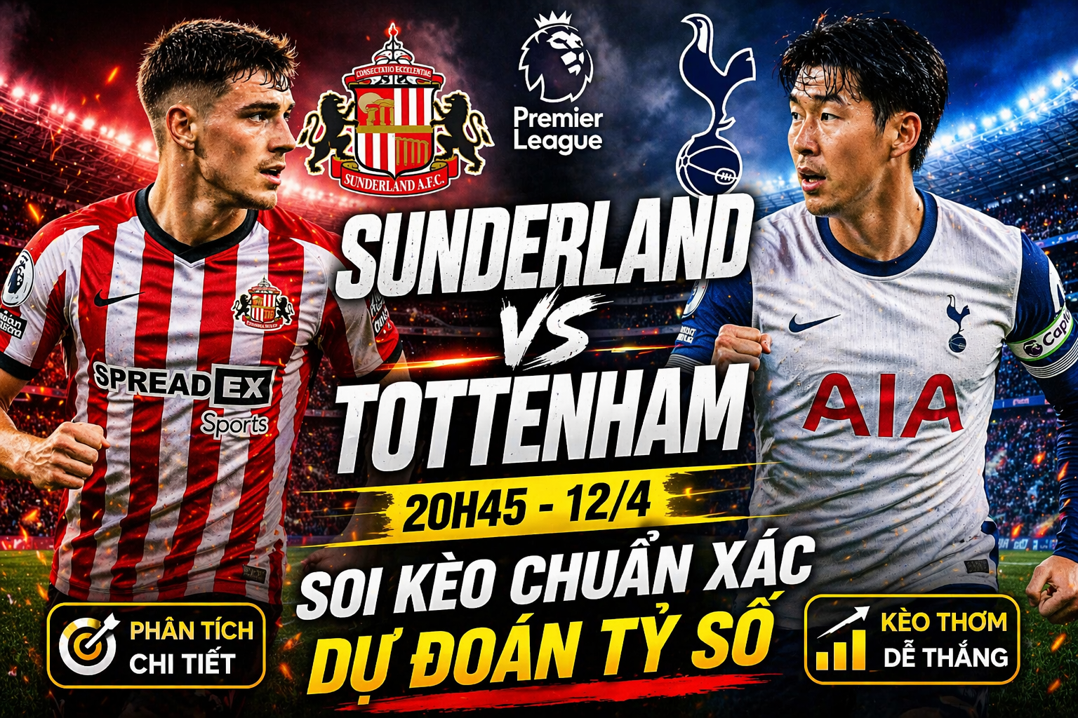 Sunderland vs Tottenham