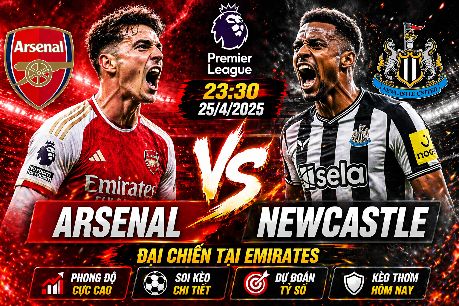 Arsenal vs Newcastle