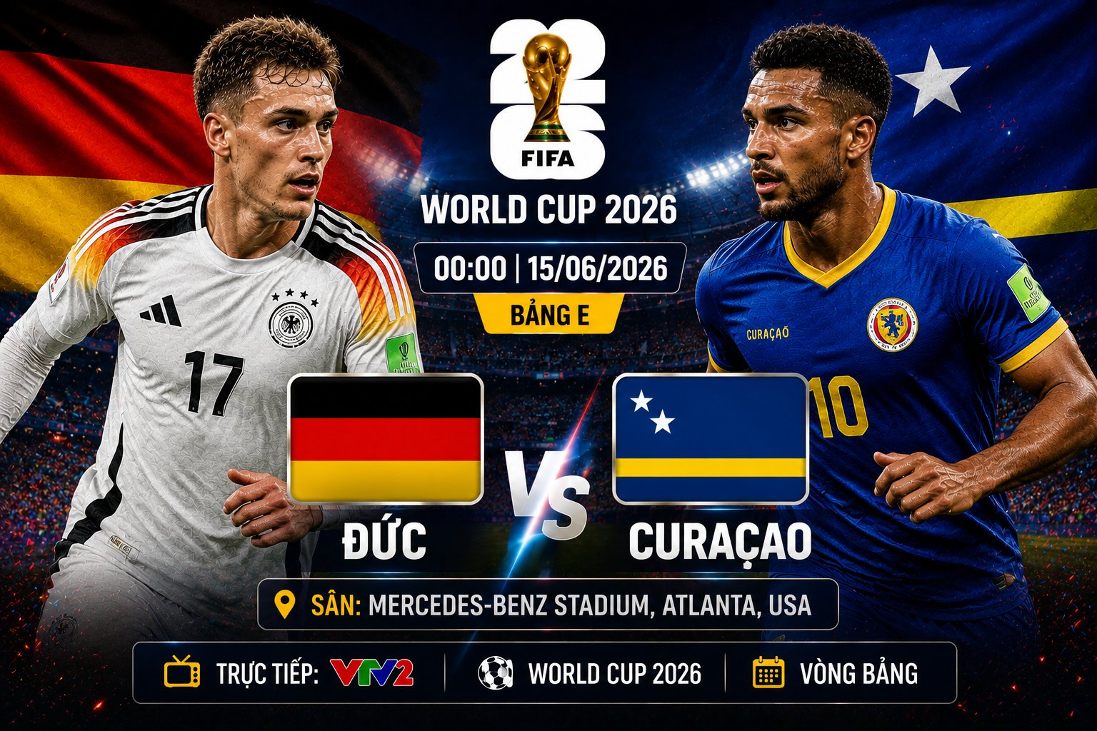 Soi kèo Đức vs Curacao