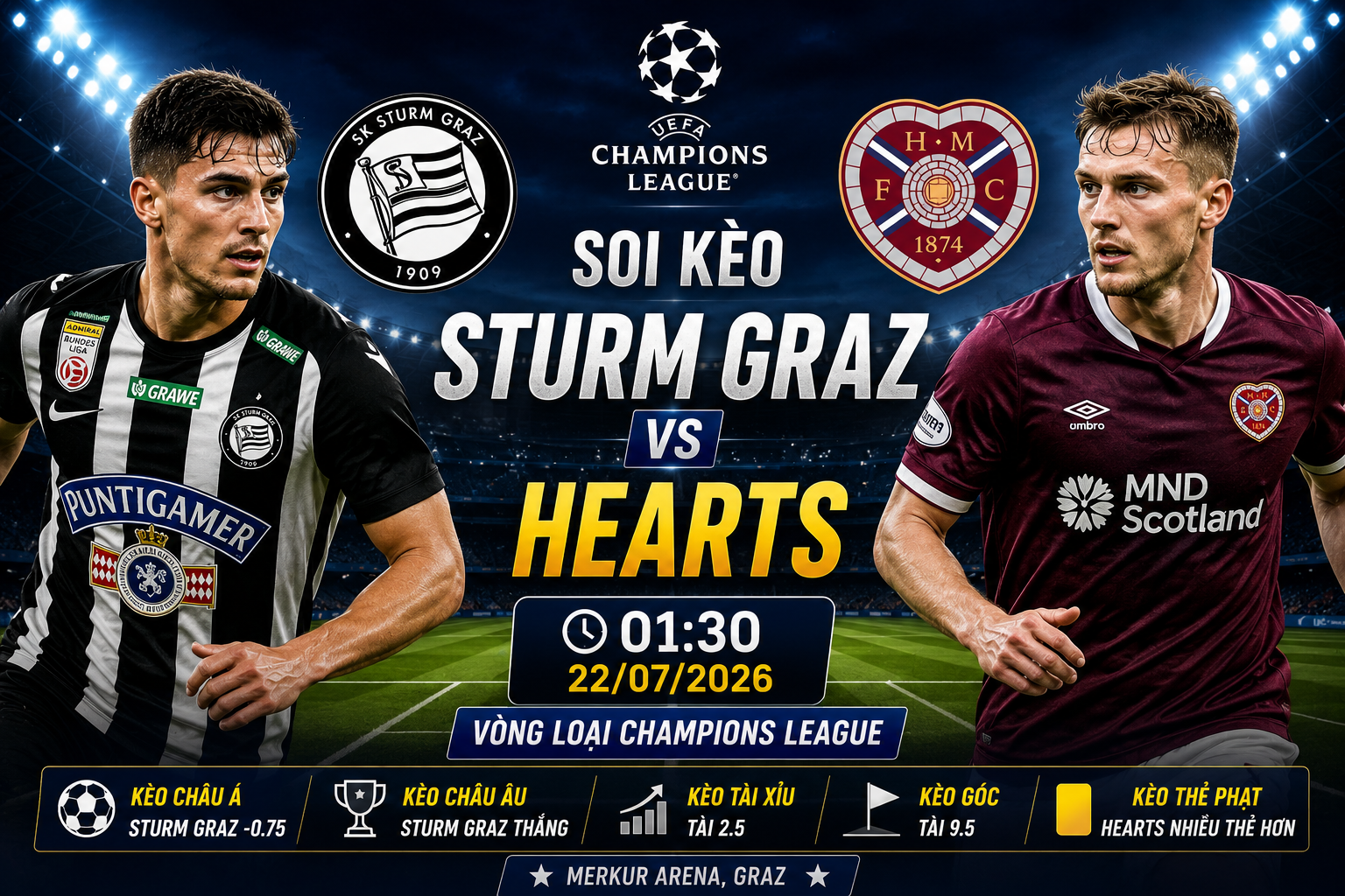 Sturm Graz vs Hearts