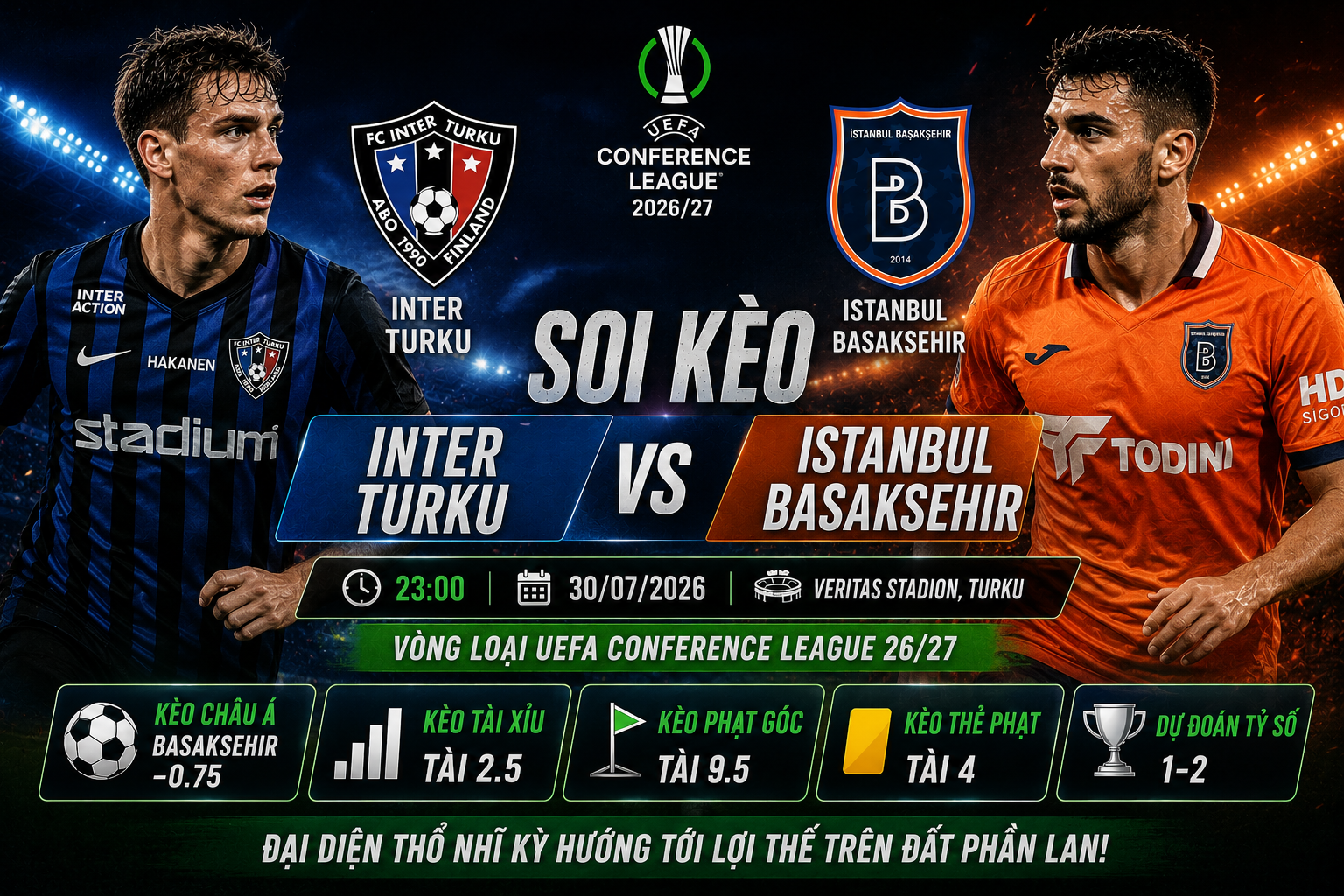 Inter Turku vs Istanbul Basaksehir