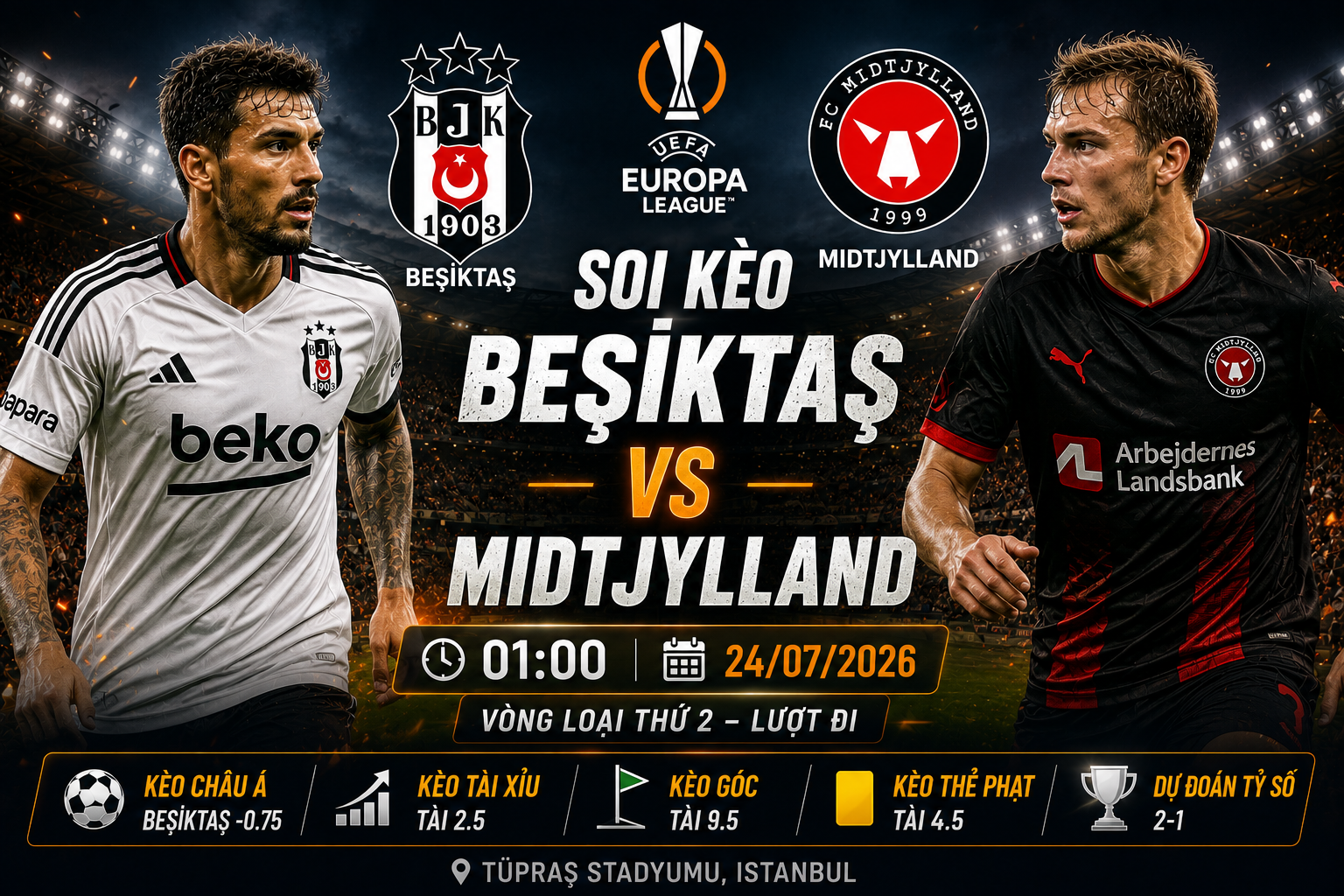 Besiktas vs Midtjylland