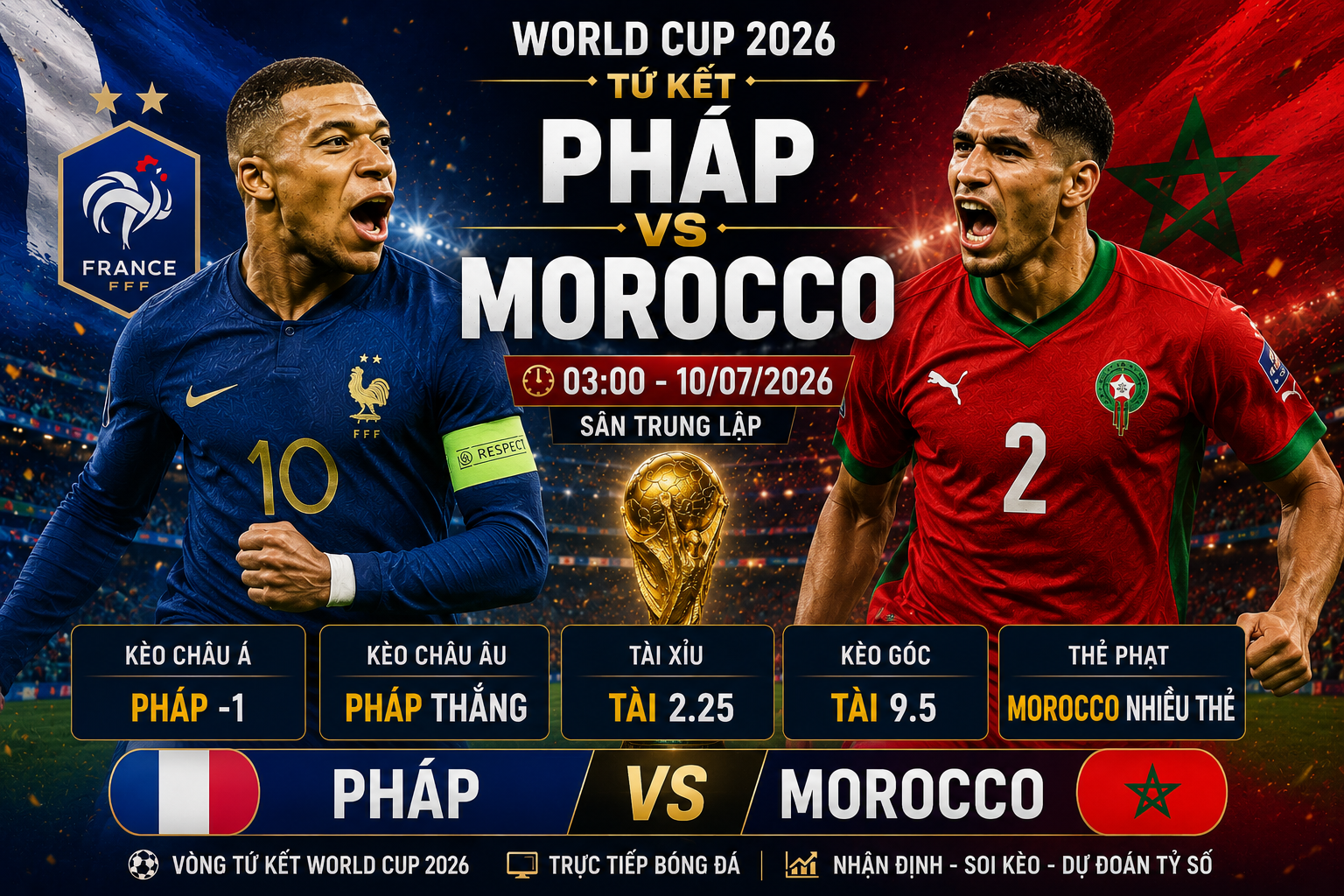 Pháp vs Morocco